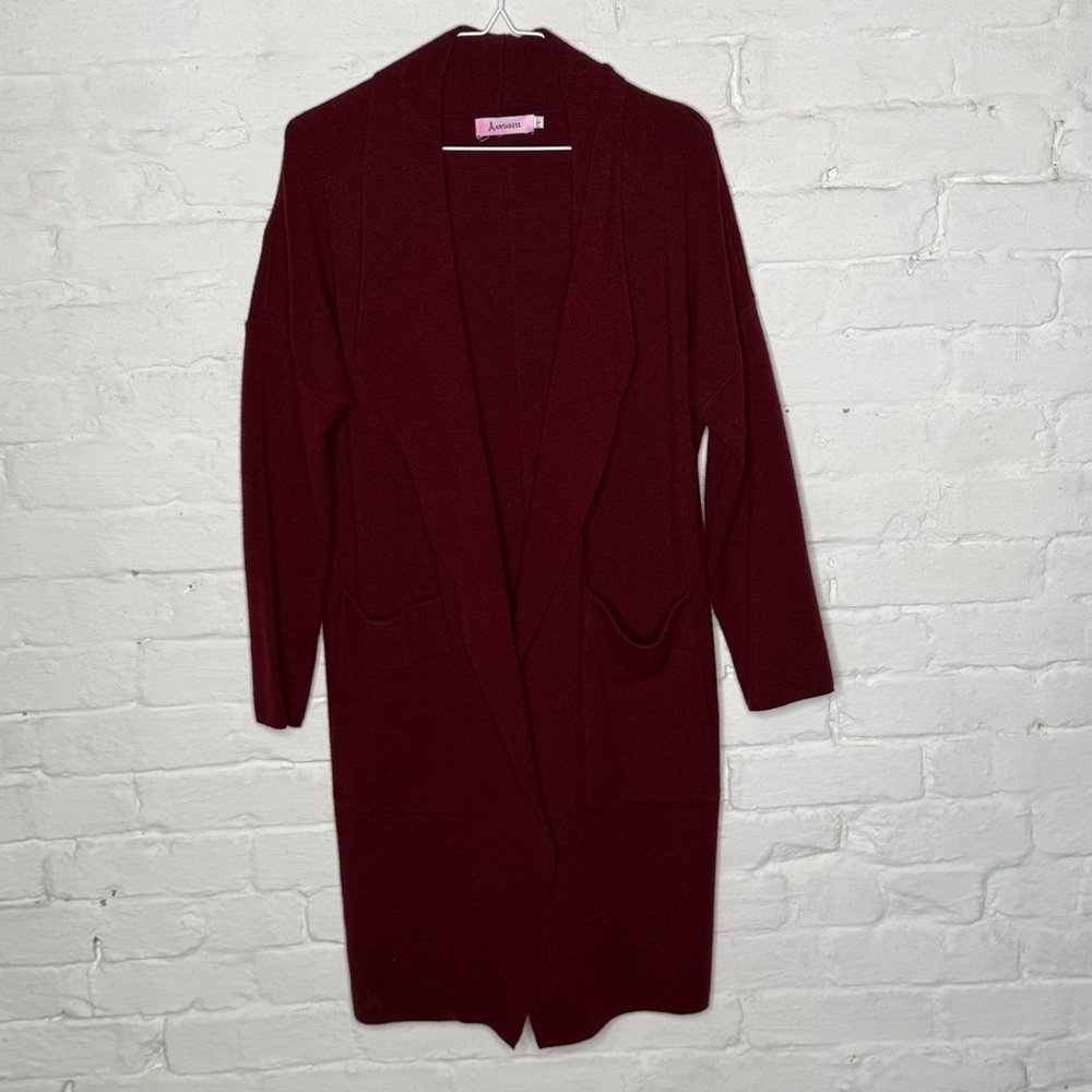 Anrabess Knee-Length Cardigan L